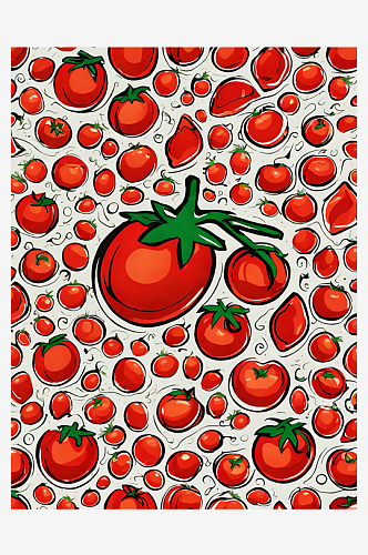 番茄插画AI数字艺术