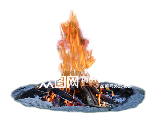 篝火火焰免抠元素素材