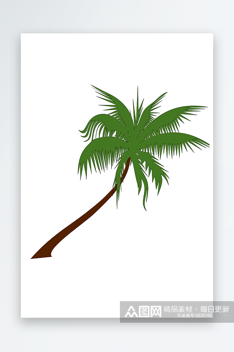 棕榈树免抠背景元素素材