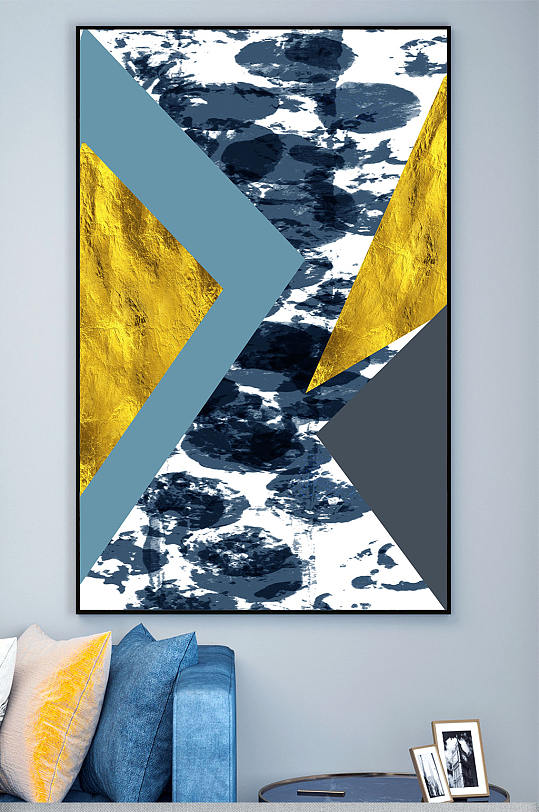 几何客厅现代抽象装饰画