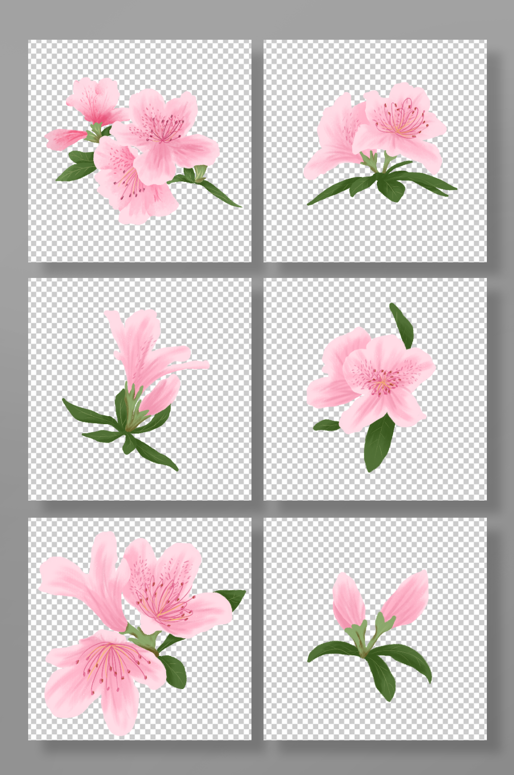 粉色花朵插画素材_粉色花朵插画模板_粉色花朵插画设计图片免费下载-众图网