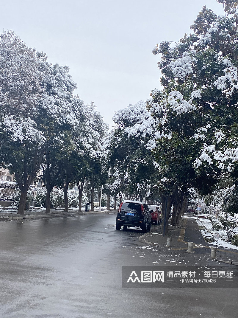 自然风景冬季雪景素材