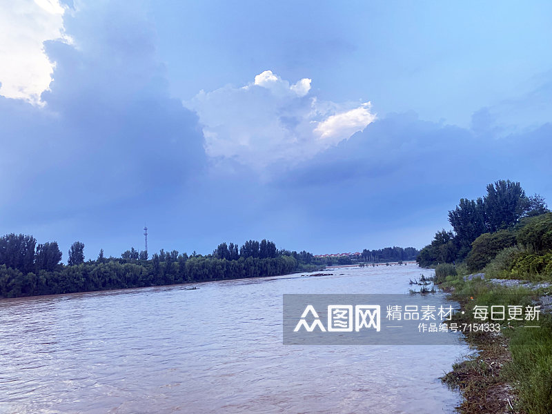 淇河风景淇河风光素材