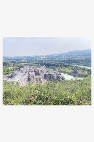 淇河湿地公园火山