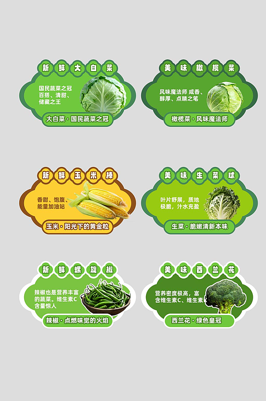 超市蔬菜水果蔬果介绍异形牌店教牌