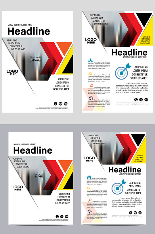 高档质感精美宣传DM单-众图网