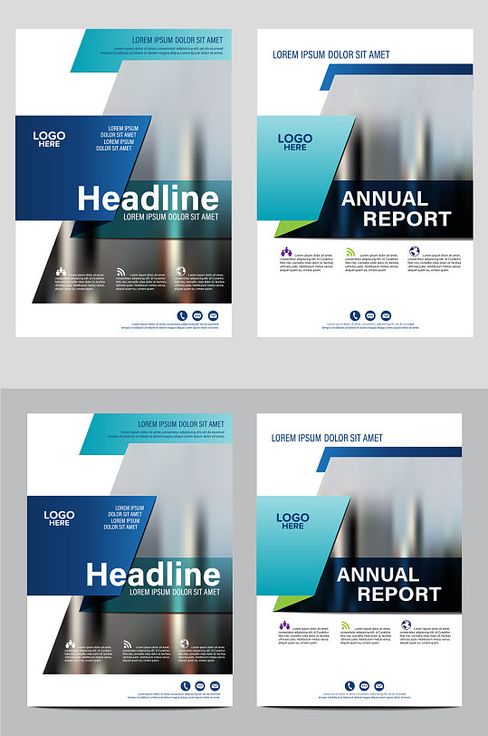 高端多层次质感精美DM单-众图网