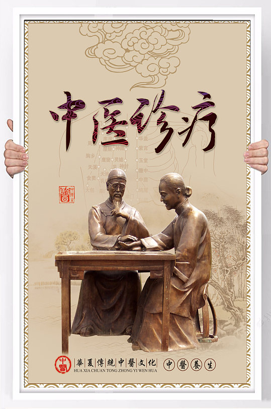 传统文化中医诊疗海报