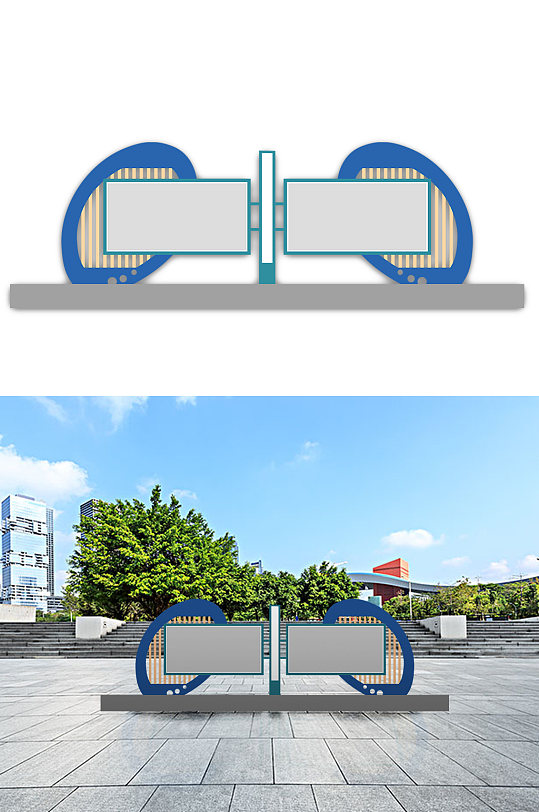 禁烟户外宣传栏创意造型