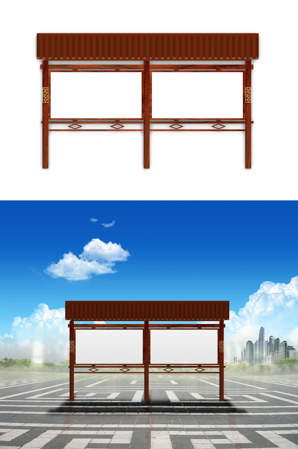 旅游小镇文化宣传栏素材