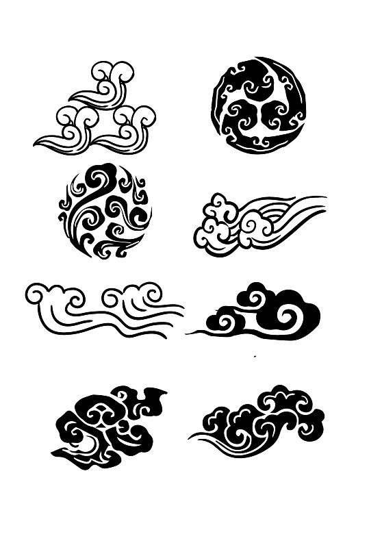 立即下载中式线条图腾纹样中国风装饰图案手绘龙纹立即下载牛图腾牛头