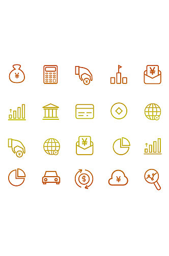 UI图标理财银行icon