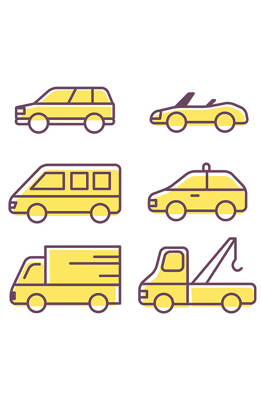 各类汽车图标icon