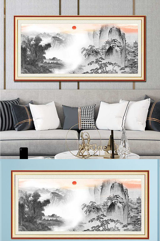 中国山水画国画大全-众图网