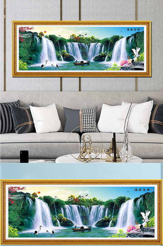 新中式山水画国画大全-众图网