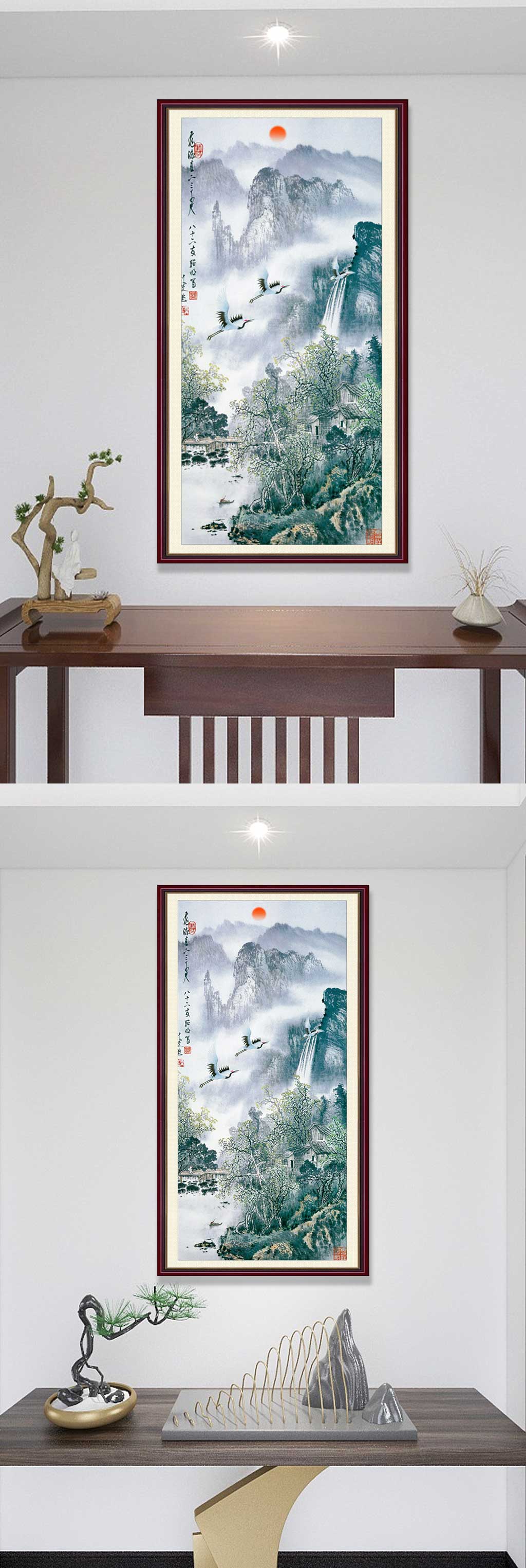 中式风格国画装饰画素材