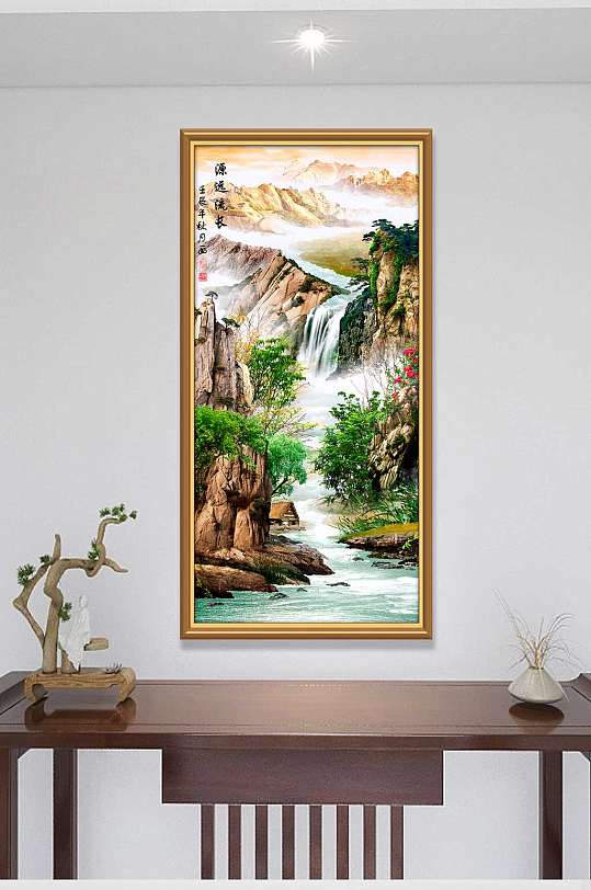 国画山水源远流长-众图网