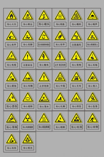 施工工地安全警示标牌警示牌安全标识