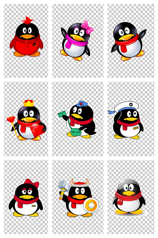 腾讯qq表情企鹅头像