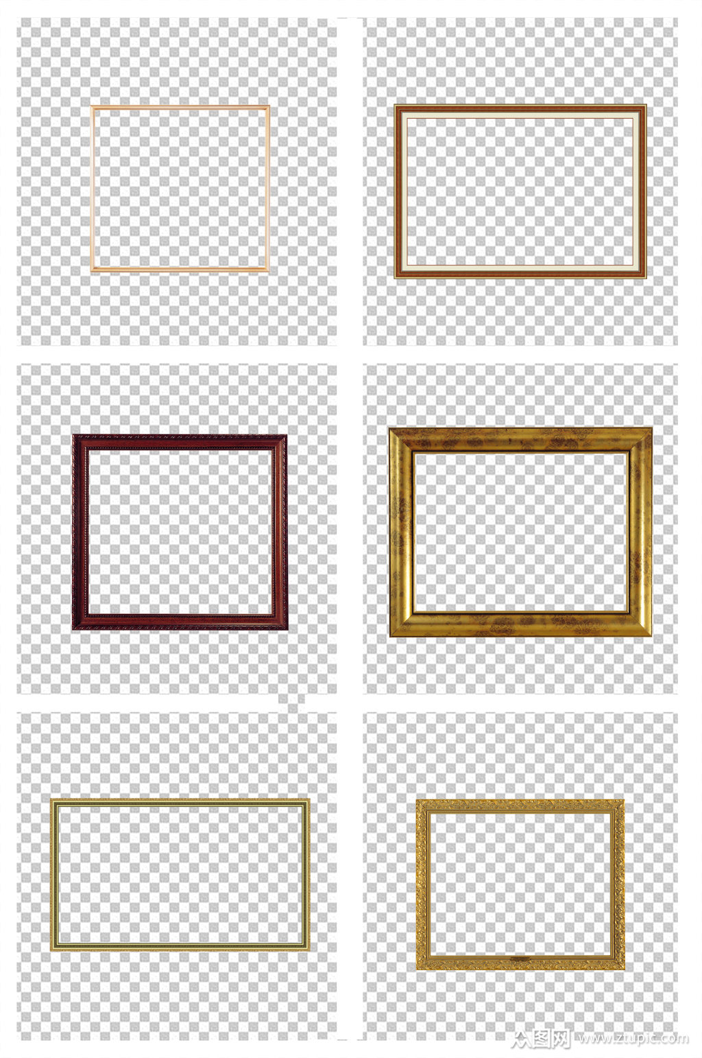 边框油画框装饰画边框模板下载-编号275877-众图网