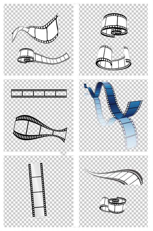 素材立即下载胶卷矢量电影画面相框立即下载影视胶片图标矢量ui素材