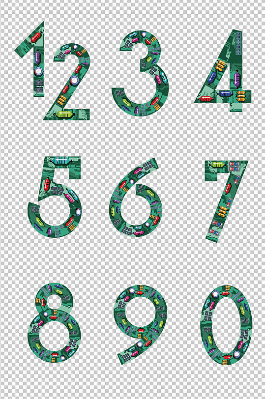 数字艺术字体设计