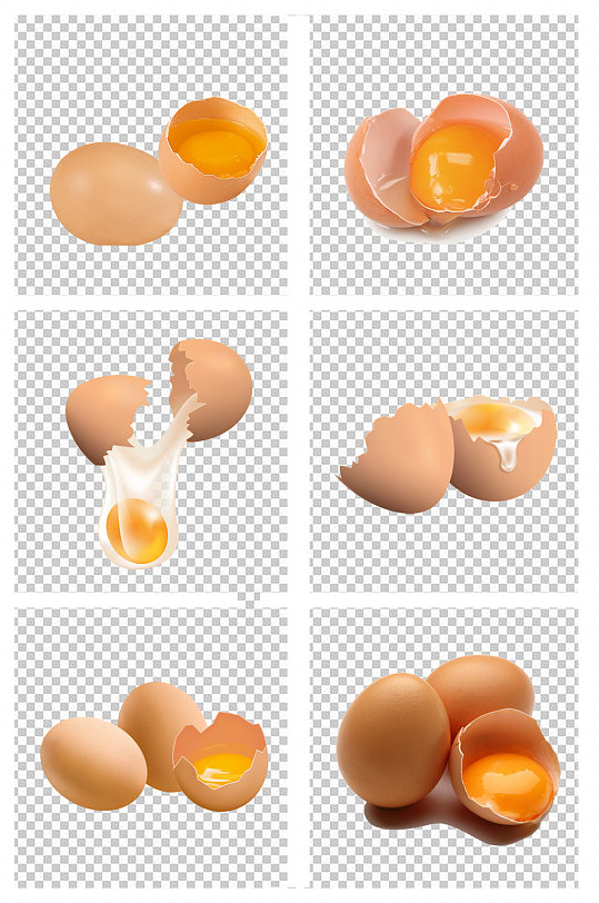 手绘新鲜鸡蛋素材
