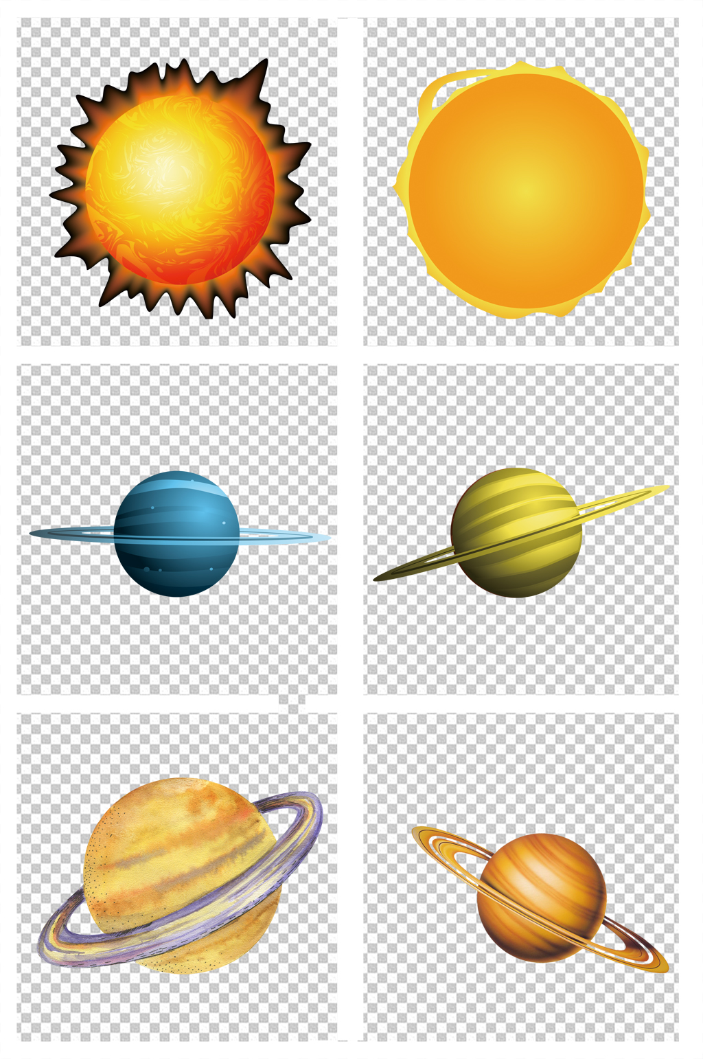 星球太阳外太空素材