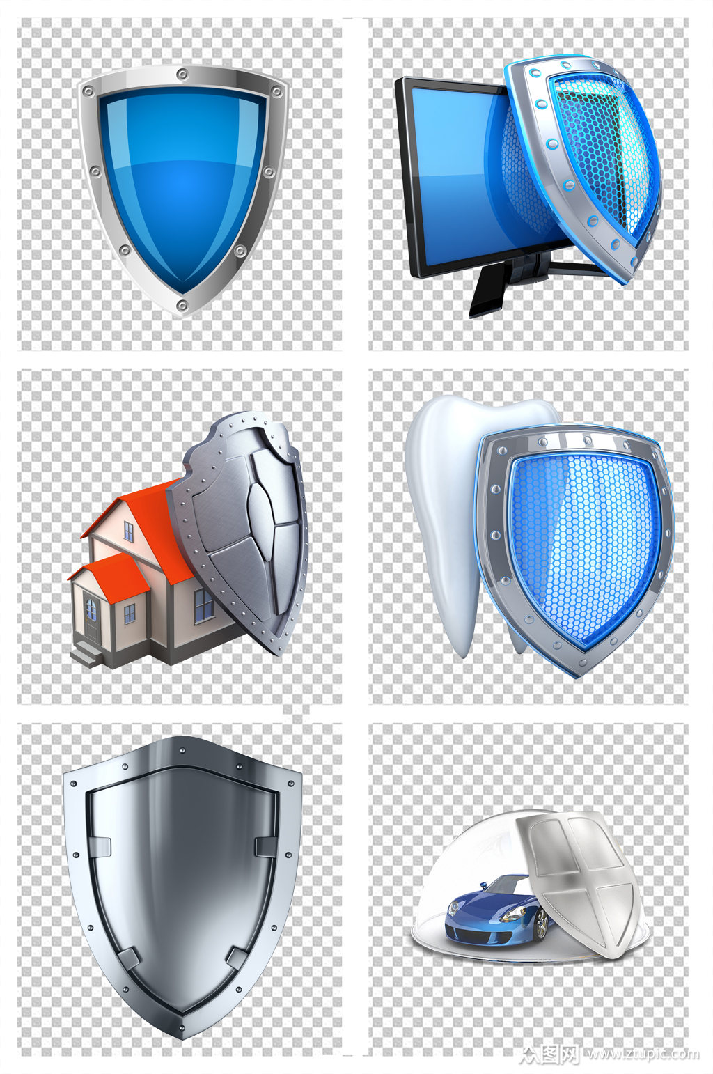 科学技术网络安全盾牌