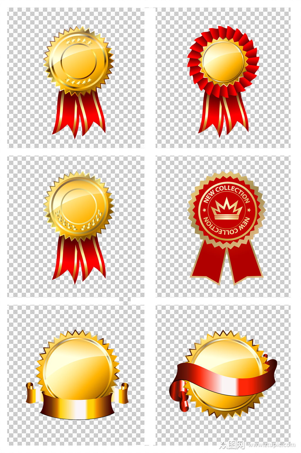 金色奖章胸章奖章模板下载-编号312876-众图网