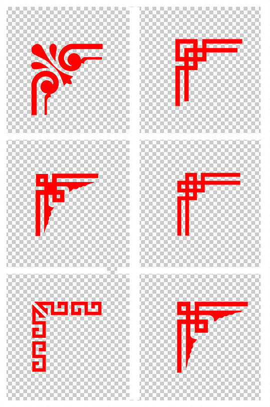 花纹边框欧式花边角花