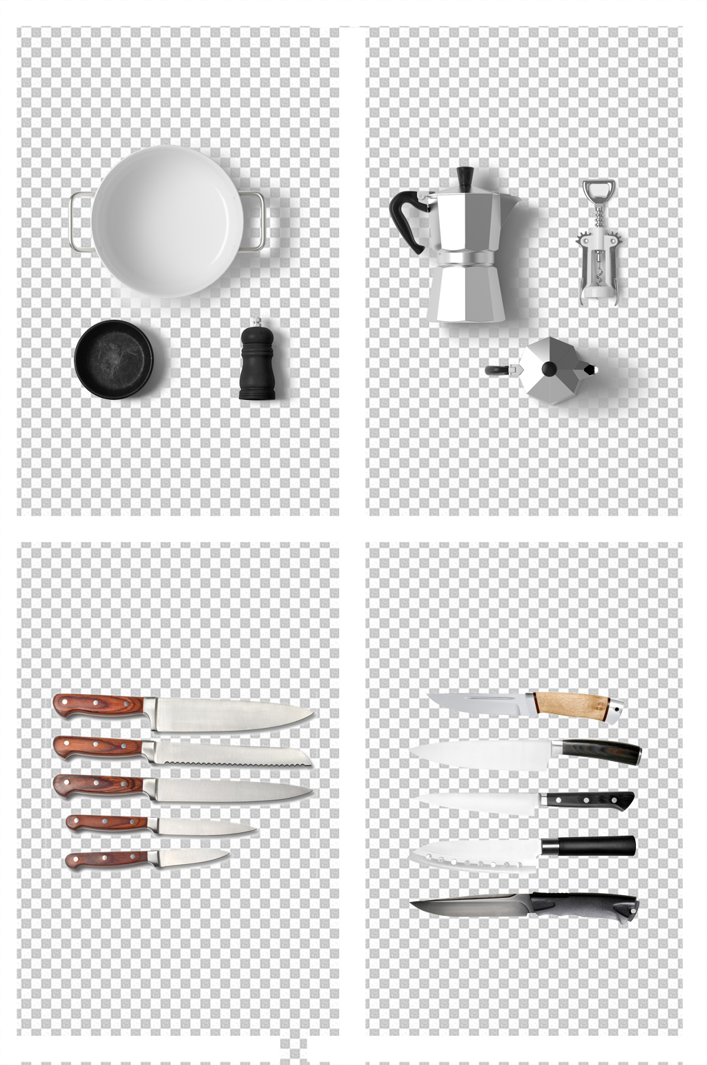 刀具餐具厨房用品素材