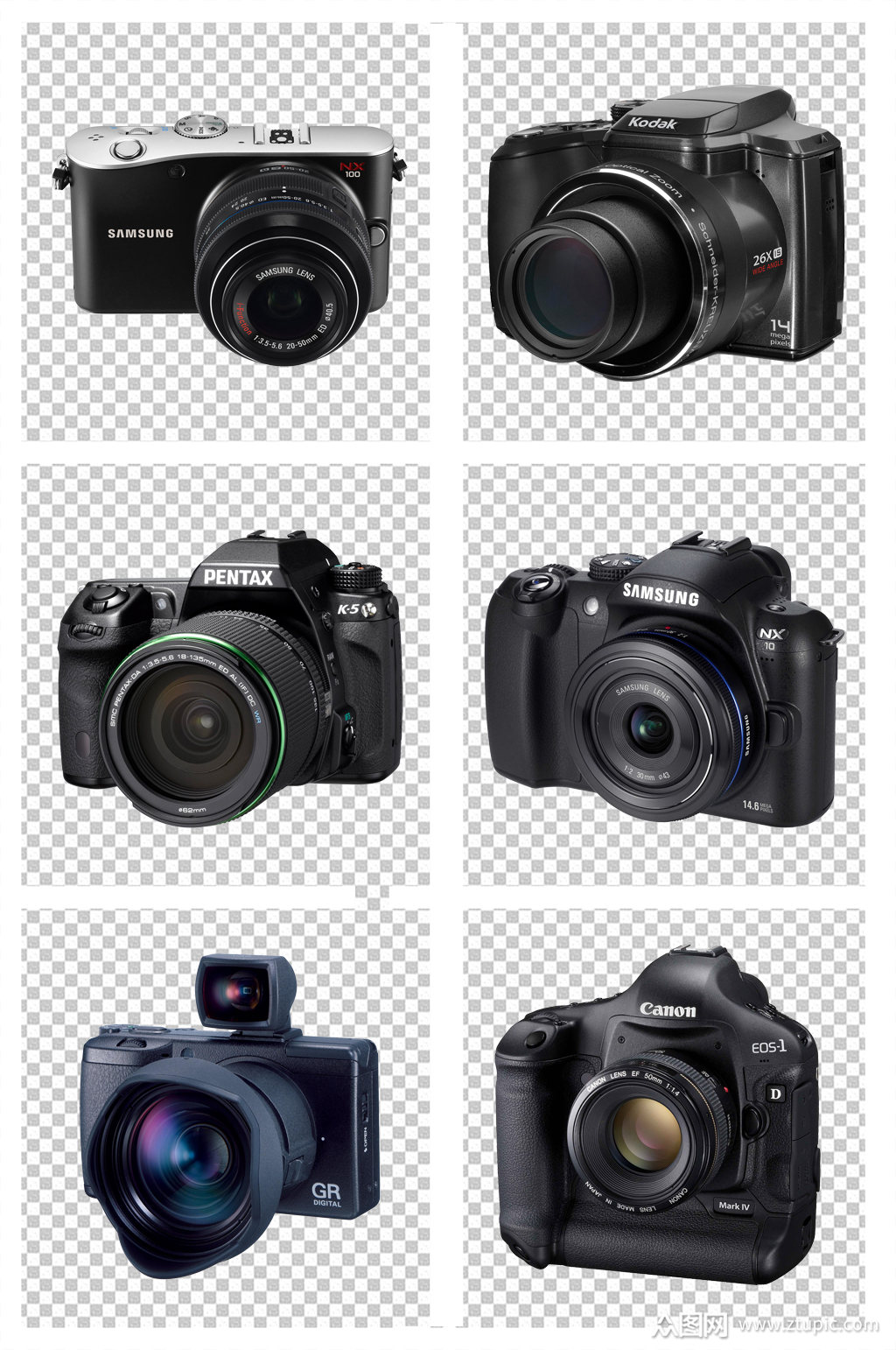 单反摄影照相机素材模板下载-编号326994-众图网