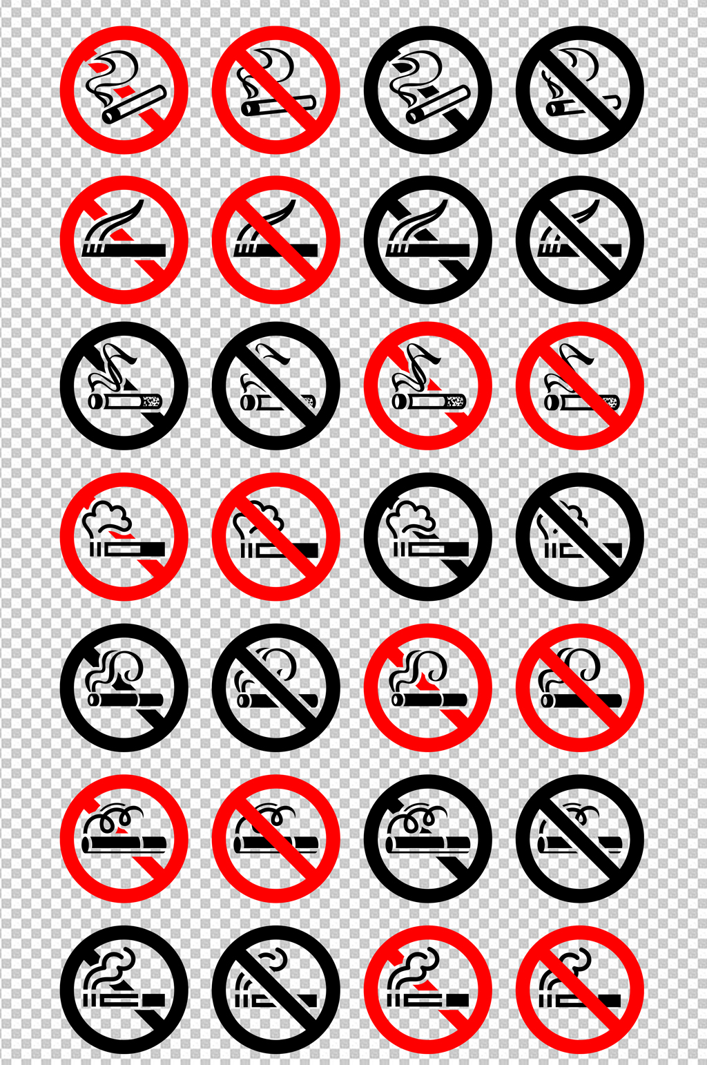 禁止吸烟标识素材模板下载 编号 众图网