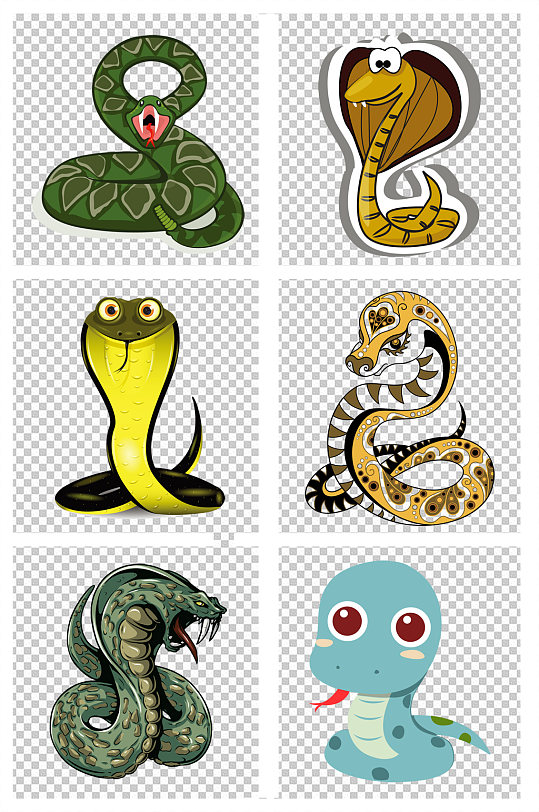 客厅手绘蛇眼镜蛇素材