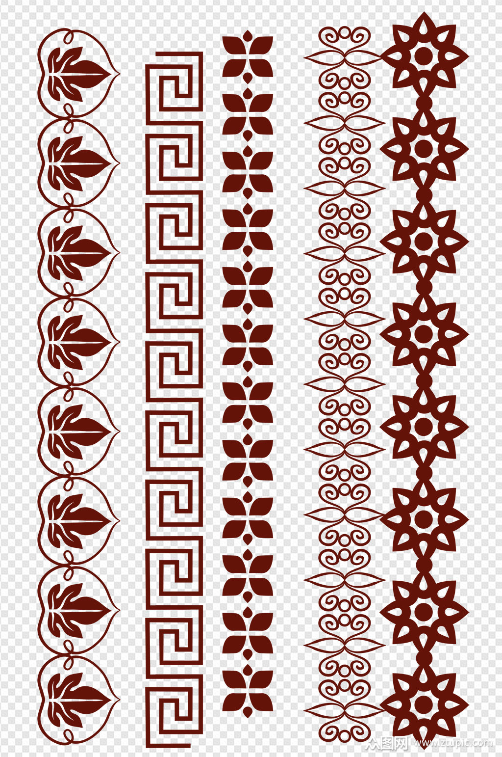 中式古典花纹回形纹