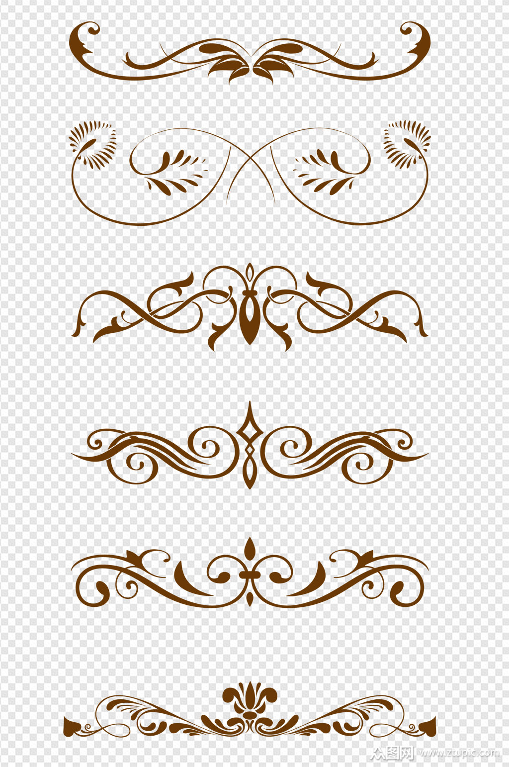 欧式线条花边花纹雕花