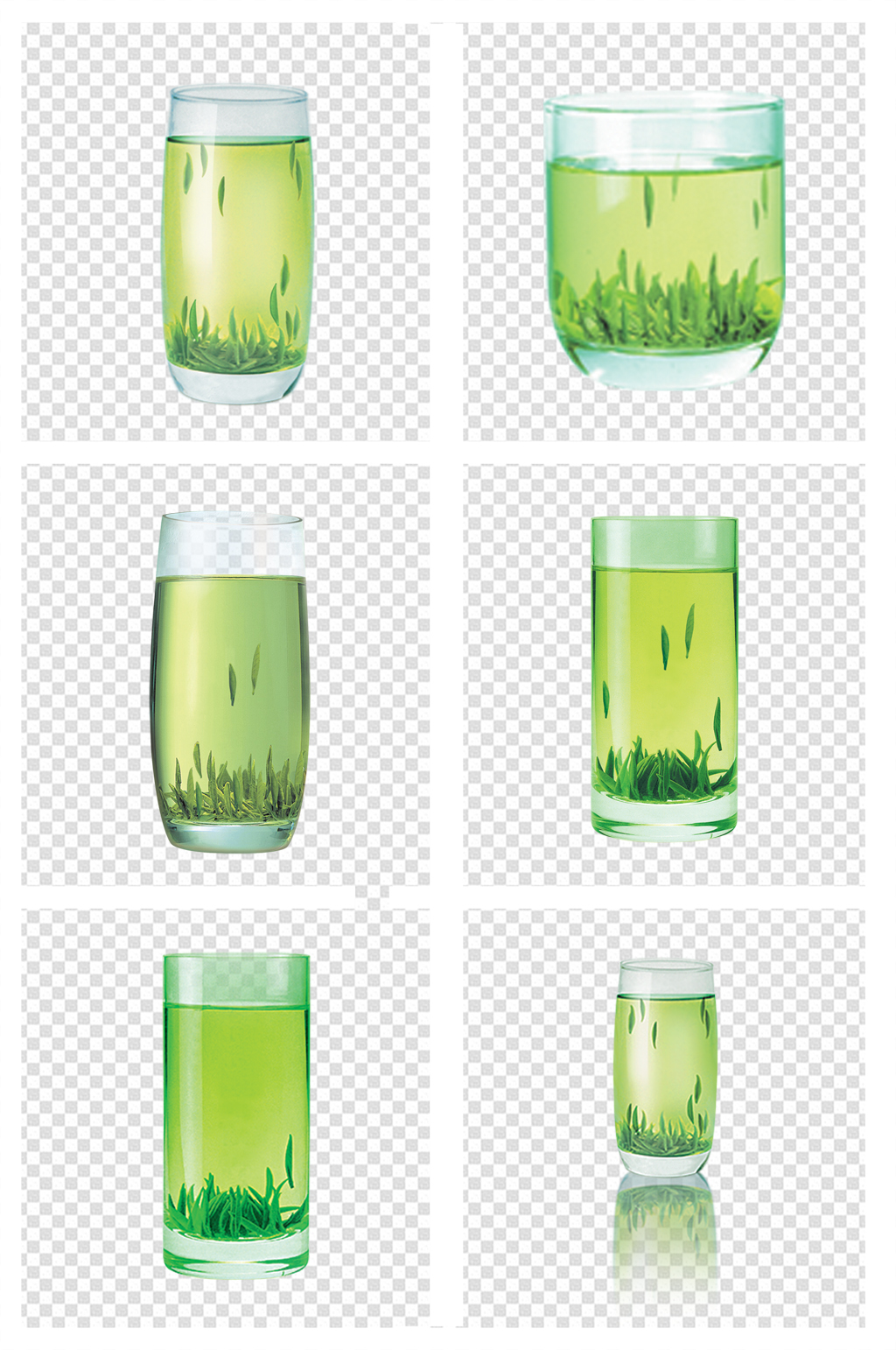 绿茶茶杯素材图片素材