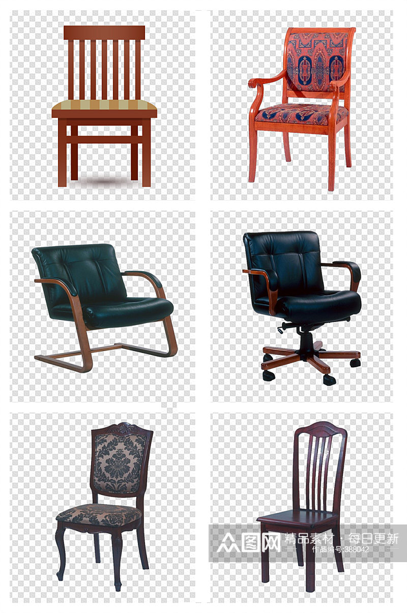 实木椅子中式欧式家具素材