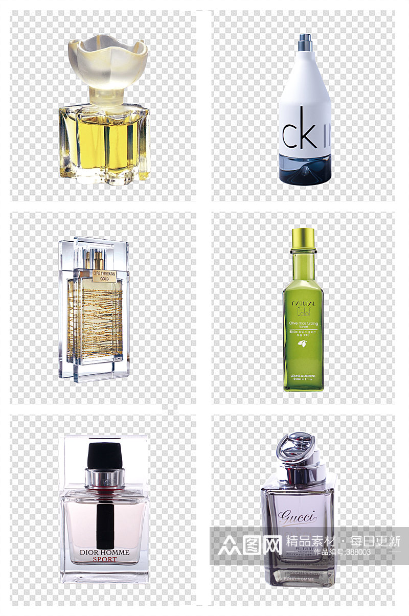 化妆品香水瓶子素材素材