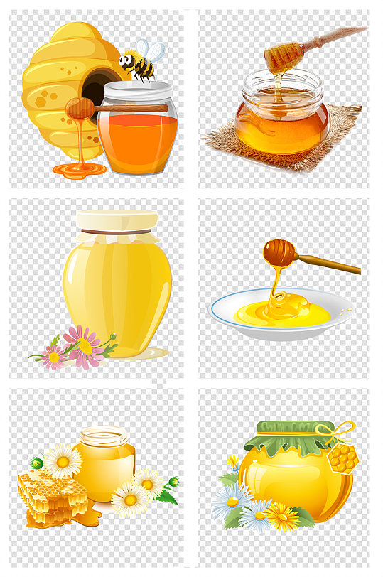 蜂蜜蜜蜂素材图片