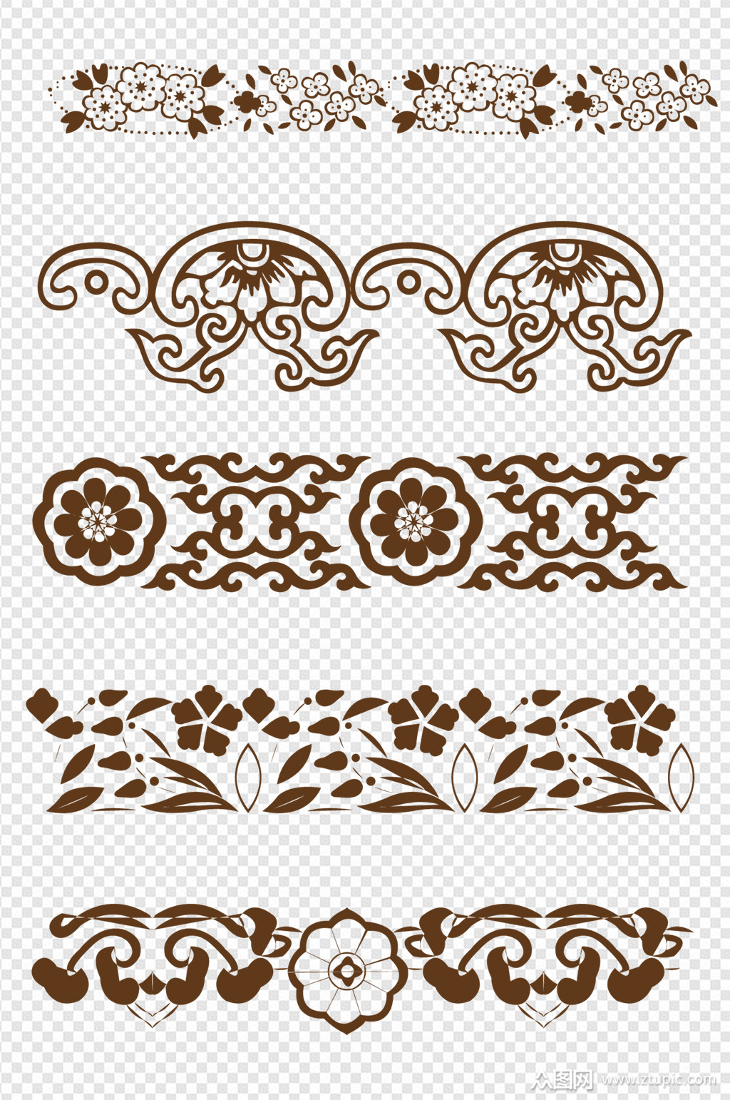 古典欧式花边花纹素材