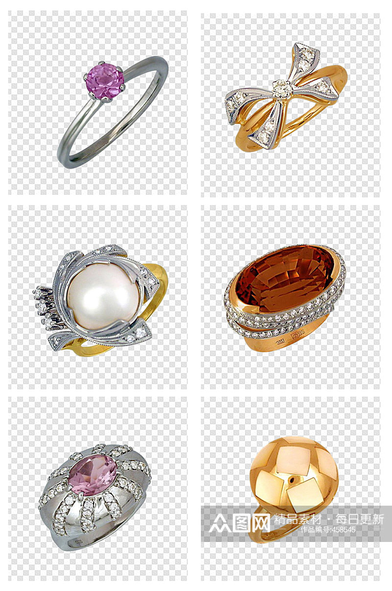 珠宝钻戒戒指宝石素材