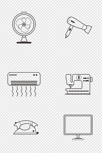 家电电器图标素材