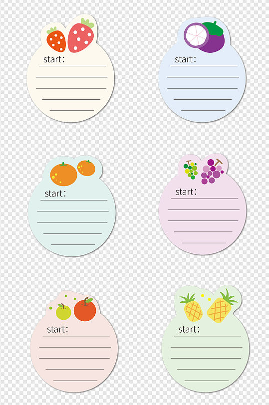 卡通便利贴便利贴图片-卡通便利贴便利贴素材下载-众图网