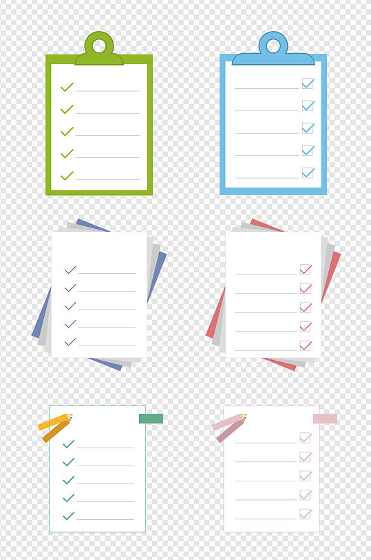 极简艺术可爱风记录清单事情边框矢量
