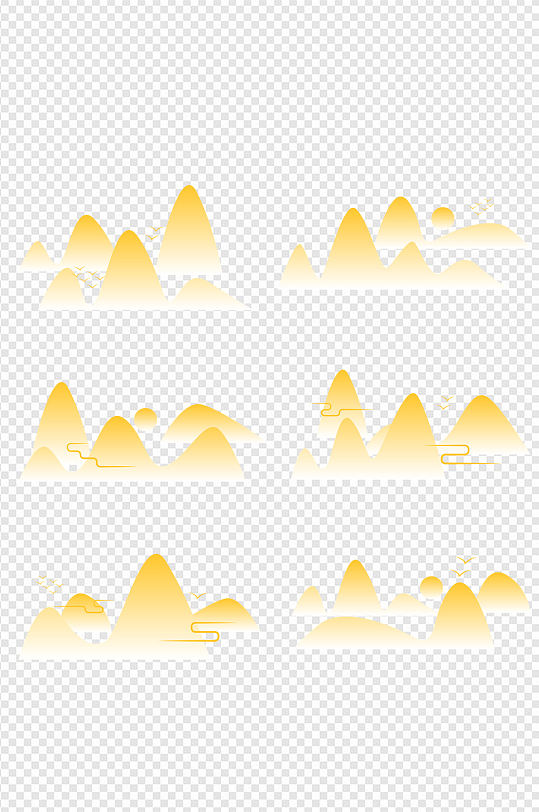肌理纹理质感抽象水彩泼墨素材手绘中国风传统花纹祥云装饰图手绘抽象