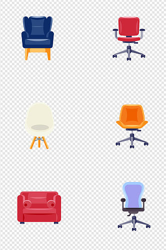 各种椅子设计素材