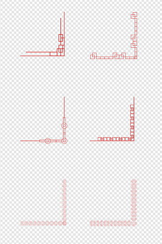 中式古典边框边角中国风边框花纹