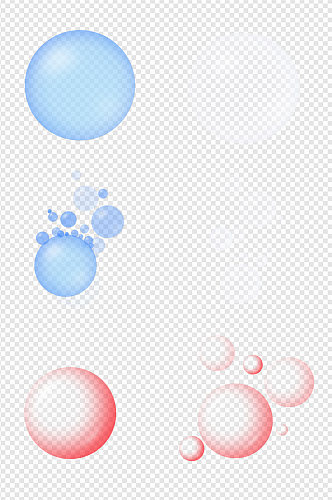 彩色水泡漂浮设计元素